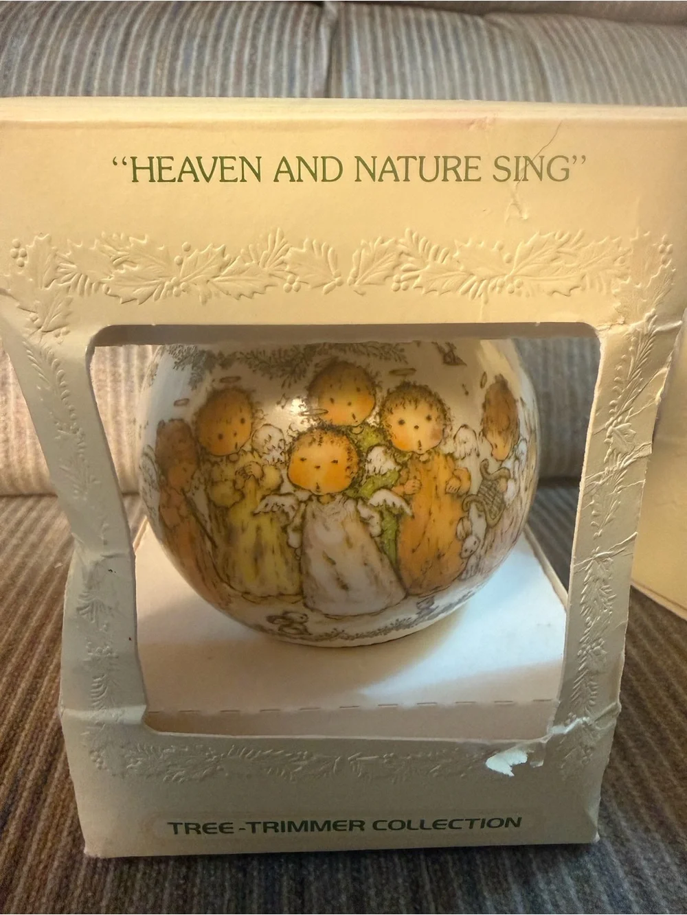 Vintage 1979 Hallmark Keepsake Ornament - Heaven and Nature Sing - With Box